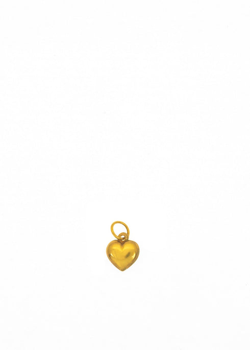 Gold Plated Hearts Charm