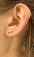 Gold Snake Single Earring
