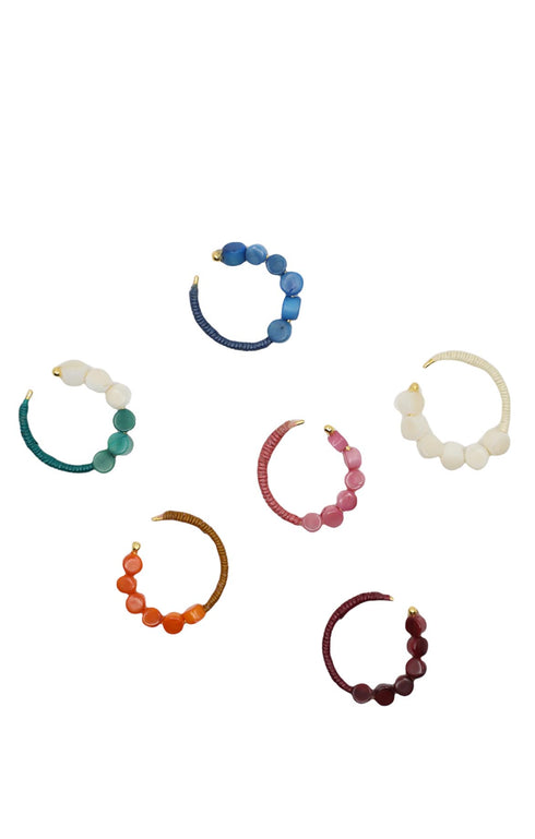 Kore Maxi Ring in Pink