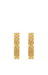 Gold Woven Chloe Hoops