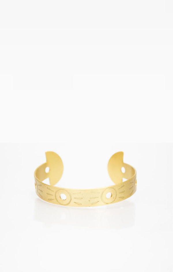 Matte Gold Cuff Bracelet