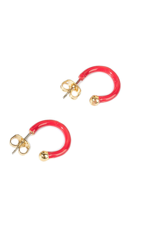Color Mini Hoop Earrings