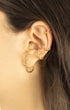 Gold Cuff Earrings