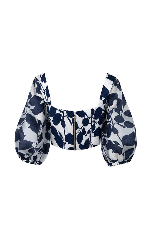 Baggy Sleeves Crop Top