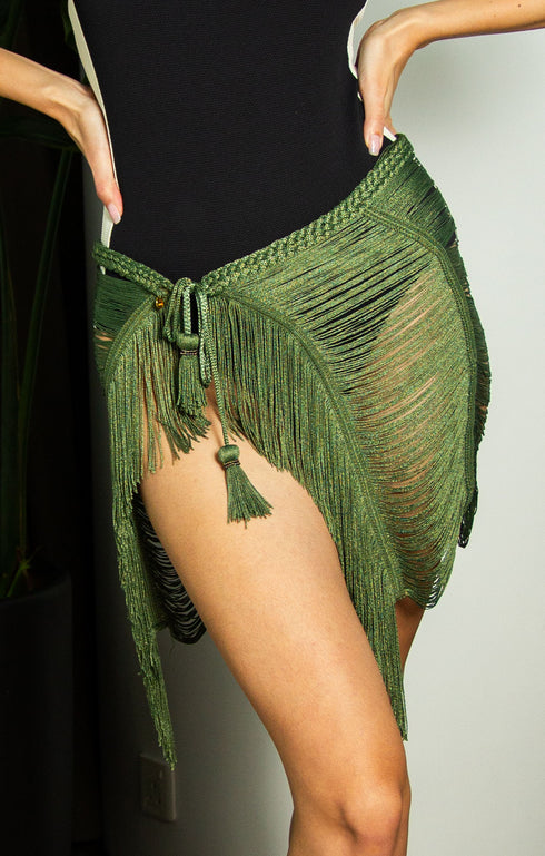 Handwoven Mini Pareo Skirt