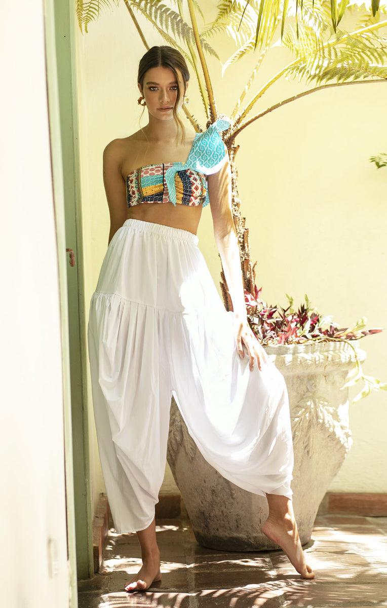 【YOURNUS】Poby White Dis Balloon Pants YOURNUS】Poby White Dis Balloon Pants パンツ・ボトムス