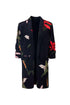 Black Flora Oversized Blazer