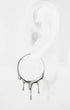 Dripping Effect Hoop Earrings