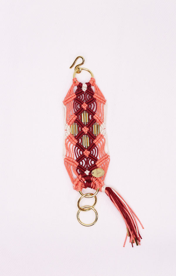 Pink Handwoven Bracelet