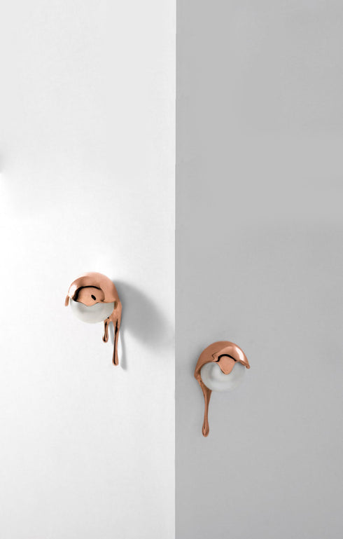 Melting White Pearl Earrings