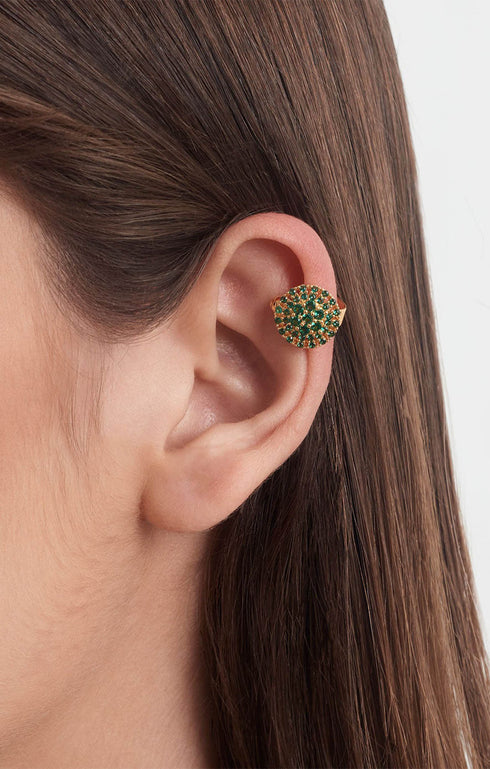 Antria Emmerald Circle Earcuff