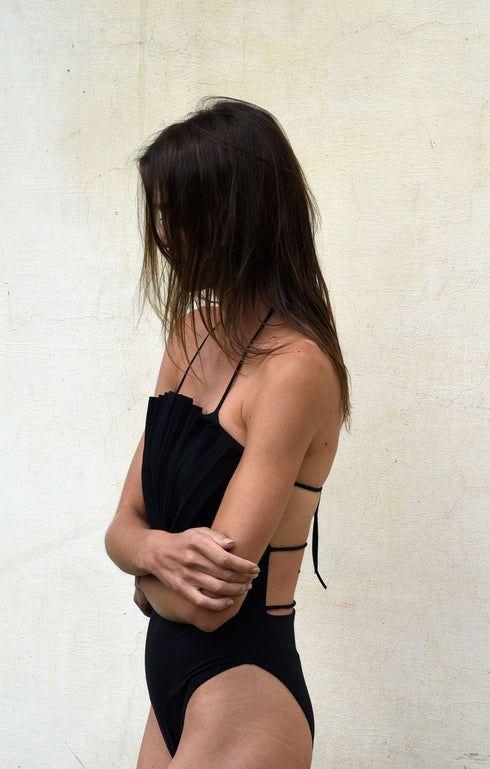 Venus Open Back and Ruffles One Piece