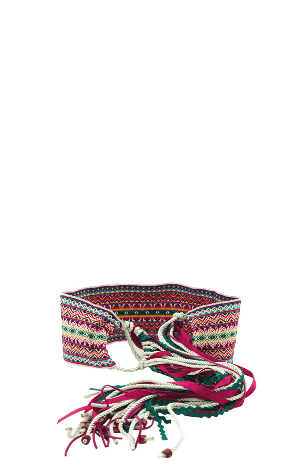 Green Artisan Ethnic Belt