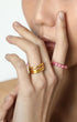 Kore Maxi Ring in Pink