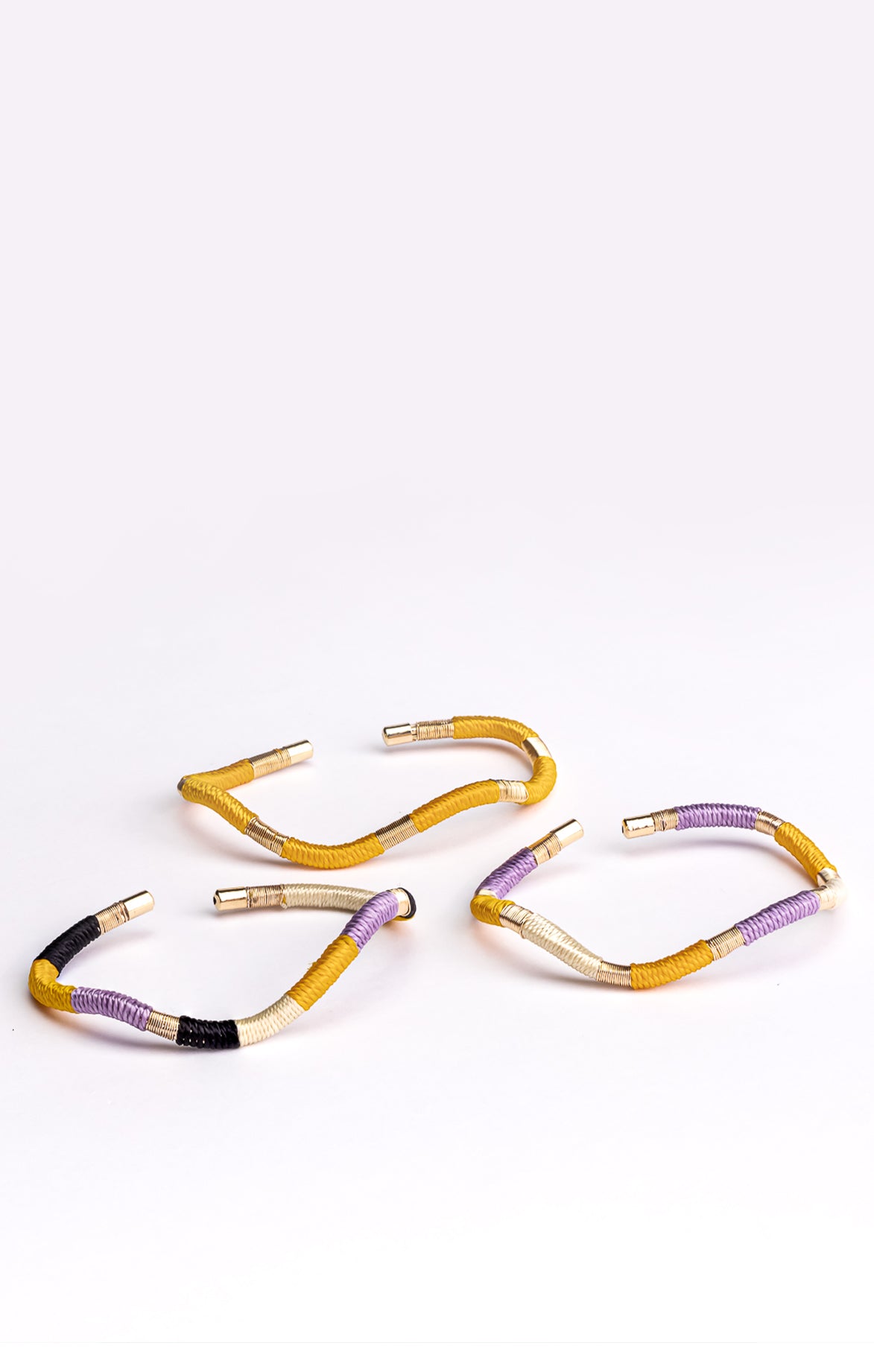 Multicolour Wavy Bracelets