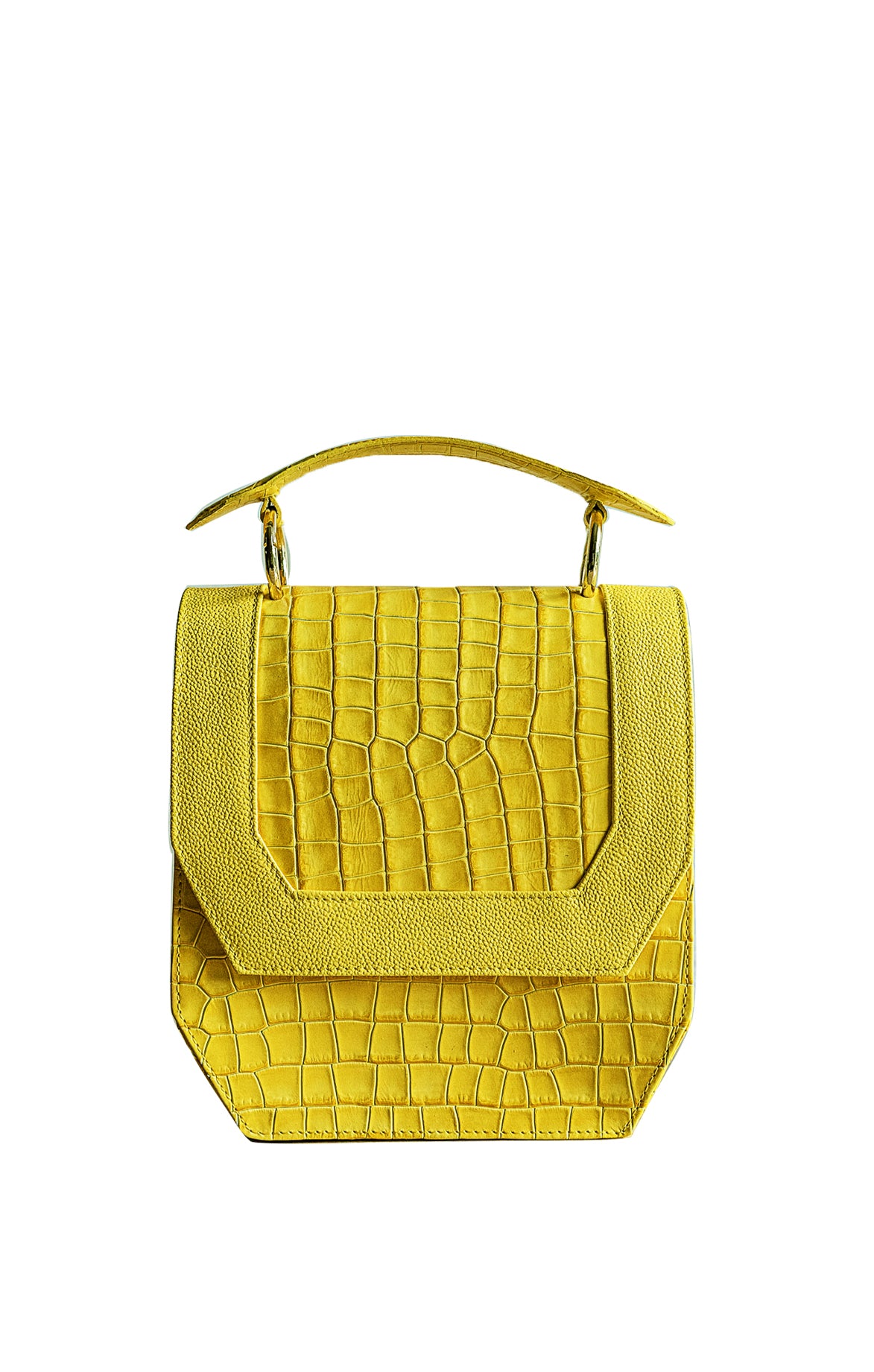 Modena Yellow Handbag